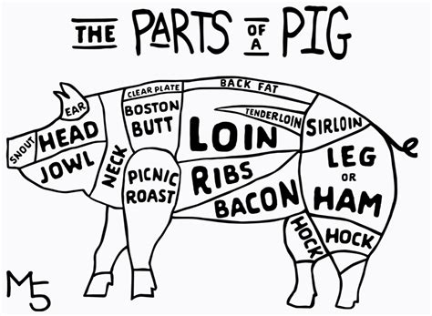 Parts of a Pig — FIVE MARYS RANCH