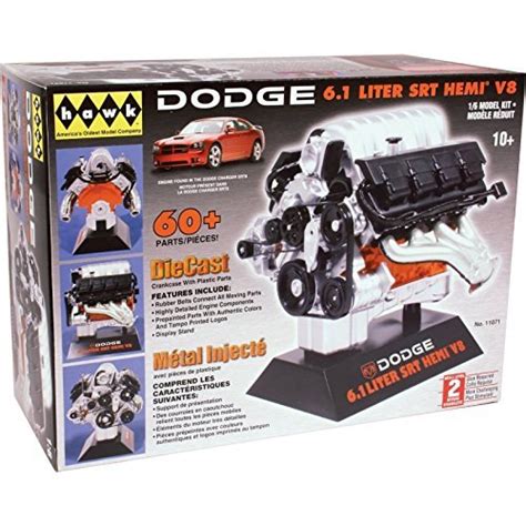 Buy Hawk Models 6.1 L 1:6 Scale Dodge SRT Hemi V8 Engine Kit by Hawk ...