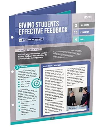 Buy Giving Students Effective Feedback: Quick Reference Guide Book ...