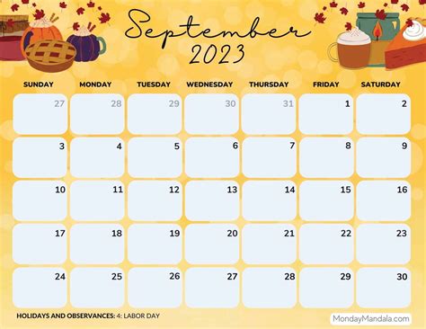 September 2025 Calendar Printable