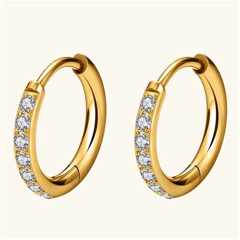 Essential basic hoops-18K Gold Plated