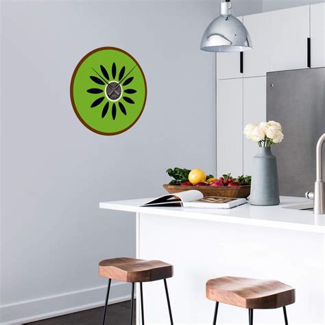 Kiwi Wall sticker + Clock | wall-art.com
