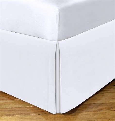 Buy Spacemaker Extra-Long 21 Drop Length Bed Skirt, Twin, White Online ...