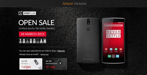 Amazon India to Host OnePlus One Open Sale Next Week - IBTimes India