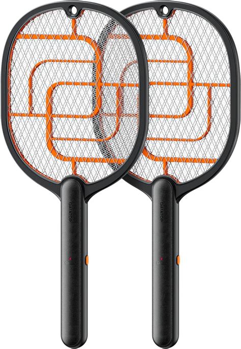 Gaiatop Mosquito Racket Bat, 3000V Battery Powered Handheld Fly Zapper ...