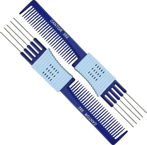 Amazon.com : 3 Pieces Pick Teasing Combs Hair Brush Set Includes Black ...