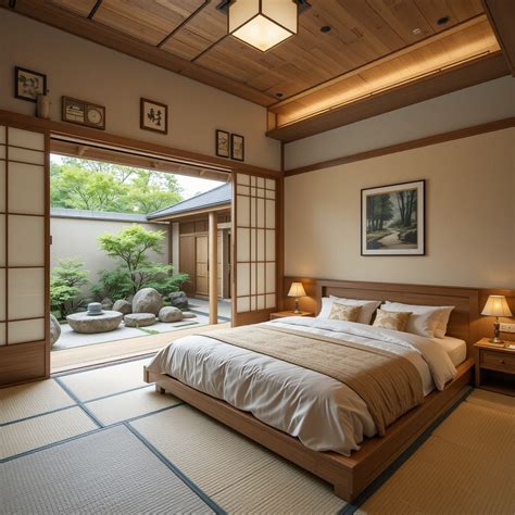Japanese-Inspired Couple Bedroom with Zen Garden | Small apartment design, Couple bedroom ...