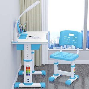 StarAndDaisy Multifunctional Kids Study Table Chair Set with LED Light ...