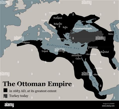 Ottoman Empire Map 1683