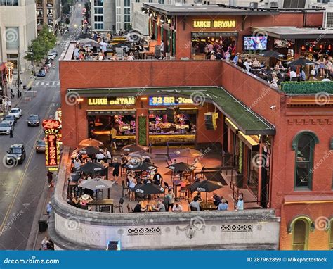 Nashville Downtown Skyscraper Bars Modern Buildings Architecture ...