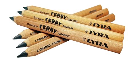 Lyra Ferby Pencils Short Triangular Graphite Pencils, School Supplies ...
