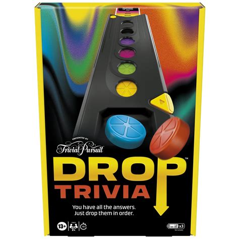 Drop Trivia Game | Electronic Party Game with Voice and Sounds | Ages ...