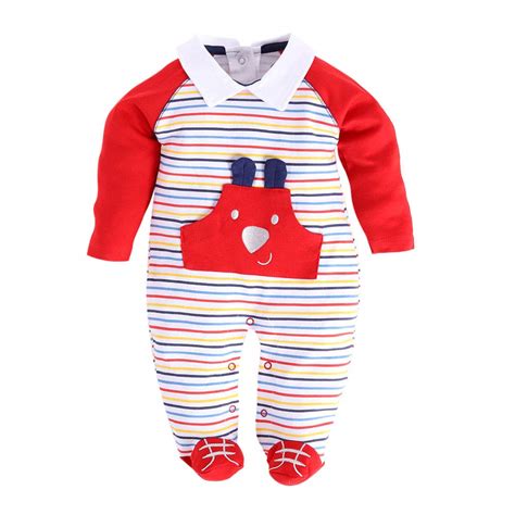 Buy Hopscotch Baby Go Boys and Girls Cotton Teddy Applique Stripes Full ...