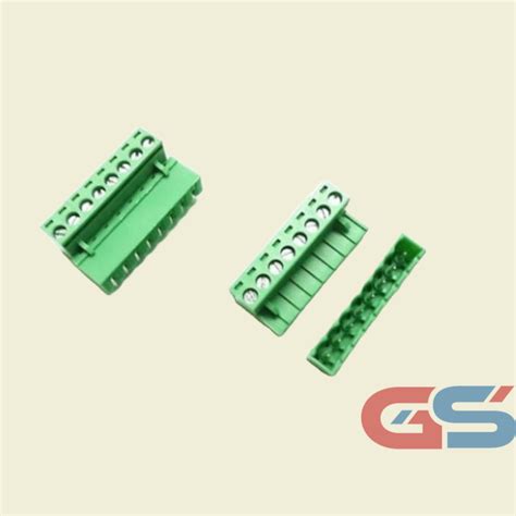 XY2500 8-Pin Right Angle Connector Set – Pluggable Terminal Block