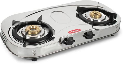 Khaitan 2 Burner Draw C, Stainless Steel Manual Ignition LP Gas Stove ...