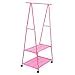 MemeHo ® Plastic Multipurpose 2 Tiers Cloth Coat Rack with Lockable ...