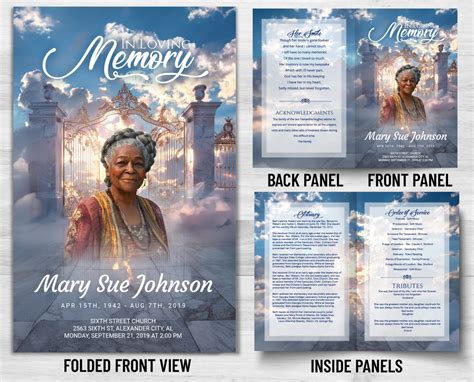 Image result for Funeral Programs