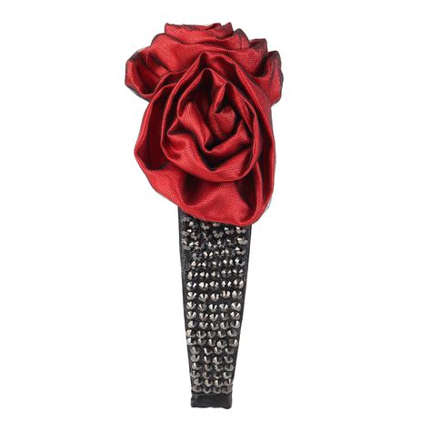TIPY TIPY TAP EMBELLISHED FLOWER HAIRBAND - RED – Tipy Tipy Tap