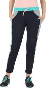 DIXCY SCOTT SLIMZ Solid Women Blue Track Pants - Buy DIXCY SCOTT SLIMZ ...