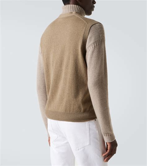 Classic cashmere vest in brown - Loro Piana | Mytheresa