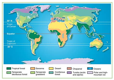 Map Of World Biomes | Us World Maps