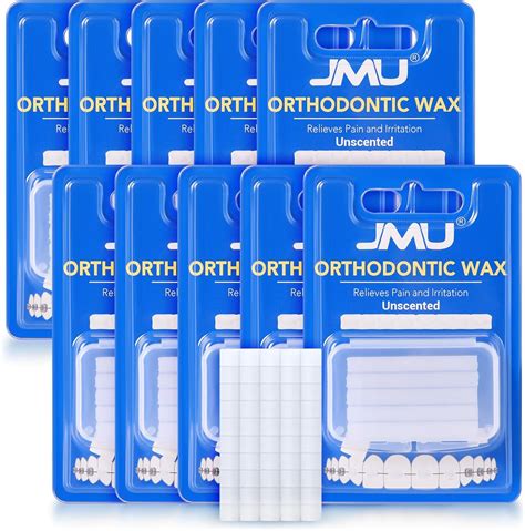 Amazon.com : Bee Well Ortho Wax Pure | All Natural Extra Firm Braces ...