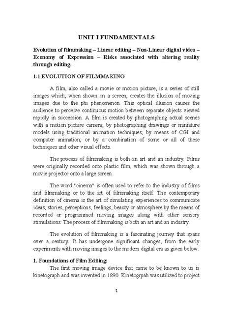 UNIT I Fundamentals - Lecture notes - UNIT I FUNDAMENTALS Evolution of ...