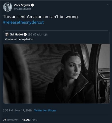 ベン・アフレック、ガル・ガドット、さらにザック・スナイダーも「『ジャスティス・リーグ』のスナイダー・カットを公開して」と訴えている