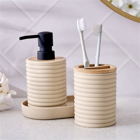 Buy Corsica Habitat 3Pcs Bathroom Set from Home Centre at just INR 1299.0