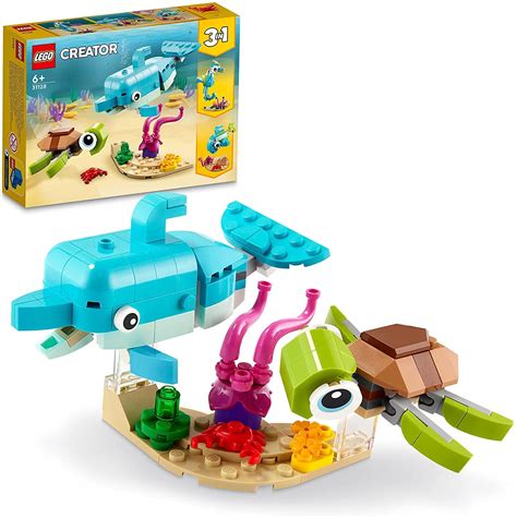 Buy LEGO Creator 3in1 Dolphin and Turtle Building Kit For Ages 6 ...