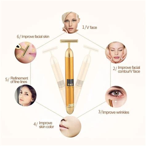 24k Gold Face Massager | Face Massager Roller For Skin Massage Tool Roller