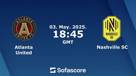 Atlanta United vs Nashville SC live score, H2H and lineups | Sofascore