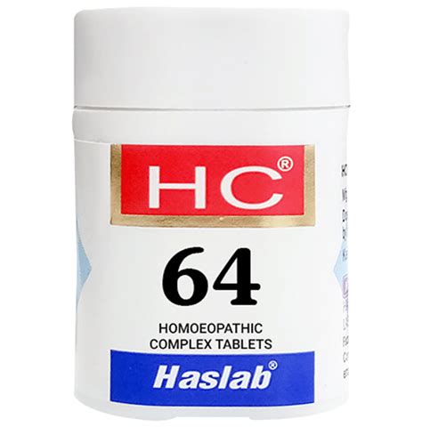 Haslab HC 64 Glonoine Complex Tablet – Classic Derma