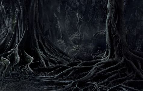 Wallpaper fantasy, forest, ghost, devil, gothic, fog, death, evil for ...