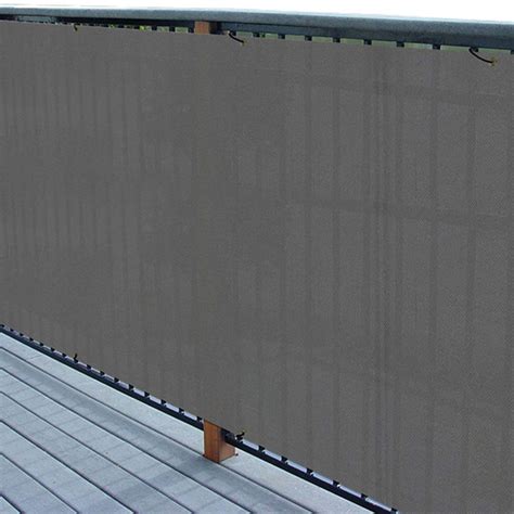 Skelang Balcony Privacy Screen Fabric Balcony Railing Cover Shield Mesh ...