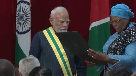 PM Modi Conferred With Namibia’s Highest Civilian Honour