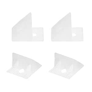 DTGN 15x13x9mm(LxWxH) Plastic Corner Brackets -50Pack - Good for ...