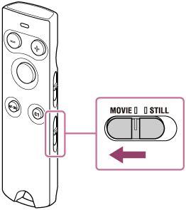 RMT-P1BT | Help Guide | Shooting a video