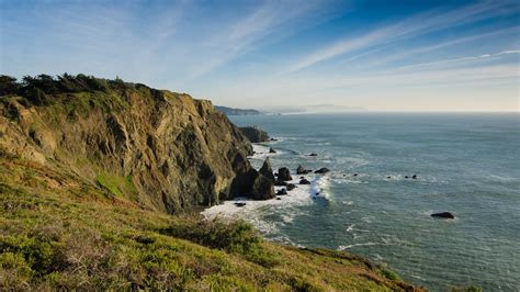 Wallpaper rocks, coast, island, sea hd, picture, image