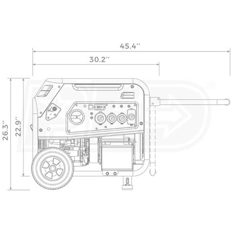 Firman Generators H07552 Firman - Hybrid Series 7500 Watt Electric ...