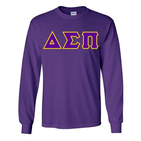 Delta Sigma Pi Fraternity Lettered Long Tee - Etsy