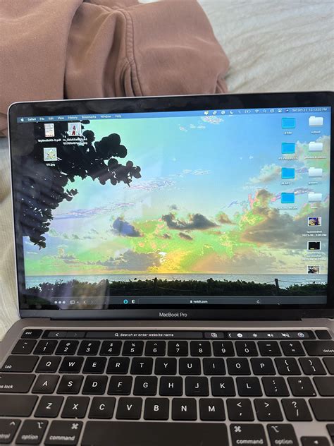 MacBook screen discolored : r/mac