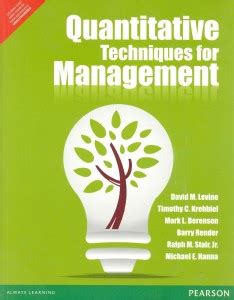 Quantitative Techniques for Management: Buy Quantitative Techniques for ...