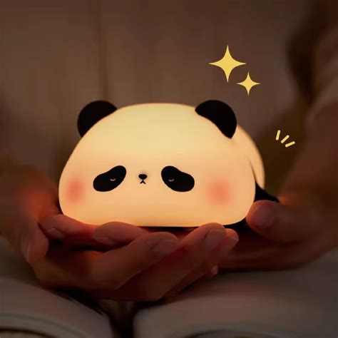 Lying Panda Silicone Lamp Night Light – Juplay World