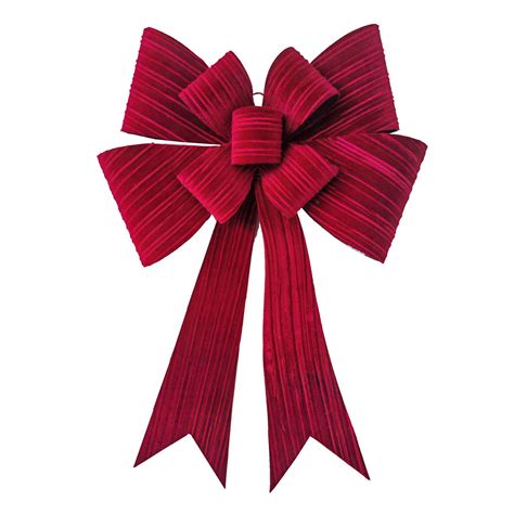 Providence Red Ribbon Bow Wall Decor 16x25in | At Home
