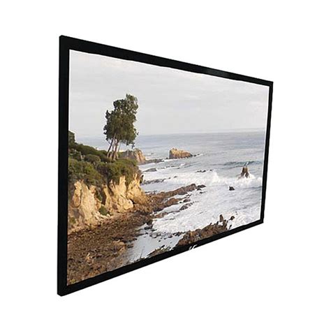 Elite Screens ER92WH1 - 92 Inches 3D 4K/8K UHD Fixed Frame Home Theatr ...