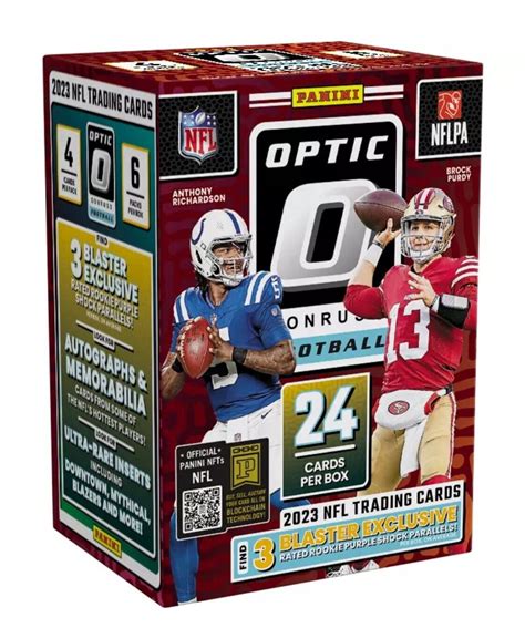 NFL 2023 Panini Donruss Optic Blaster Box- Football Trading Cards Pack ...