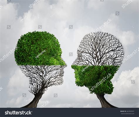 Complement Each Other Concept Two Trees Stock Illustration 362993597 ...