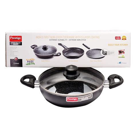 Buy Prestige Granite Induction Base Non Stick Cookware Set, 3 Pieces ...