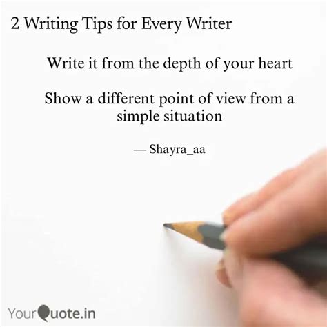 Write it from the depth o... | Quotes & Writings by Dr.Darshini Oza (P ...